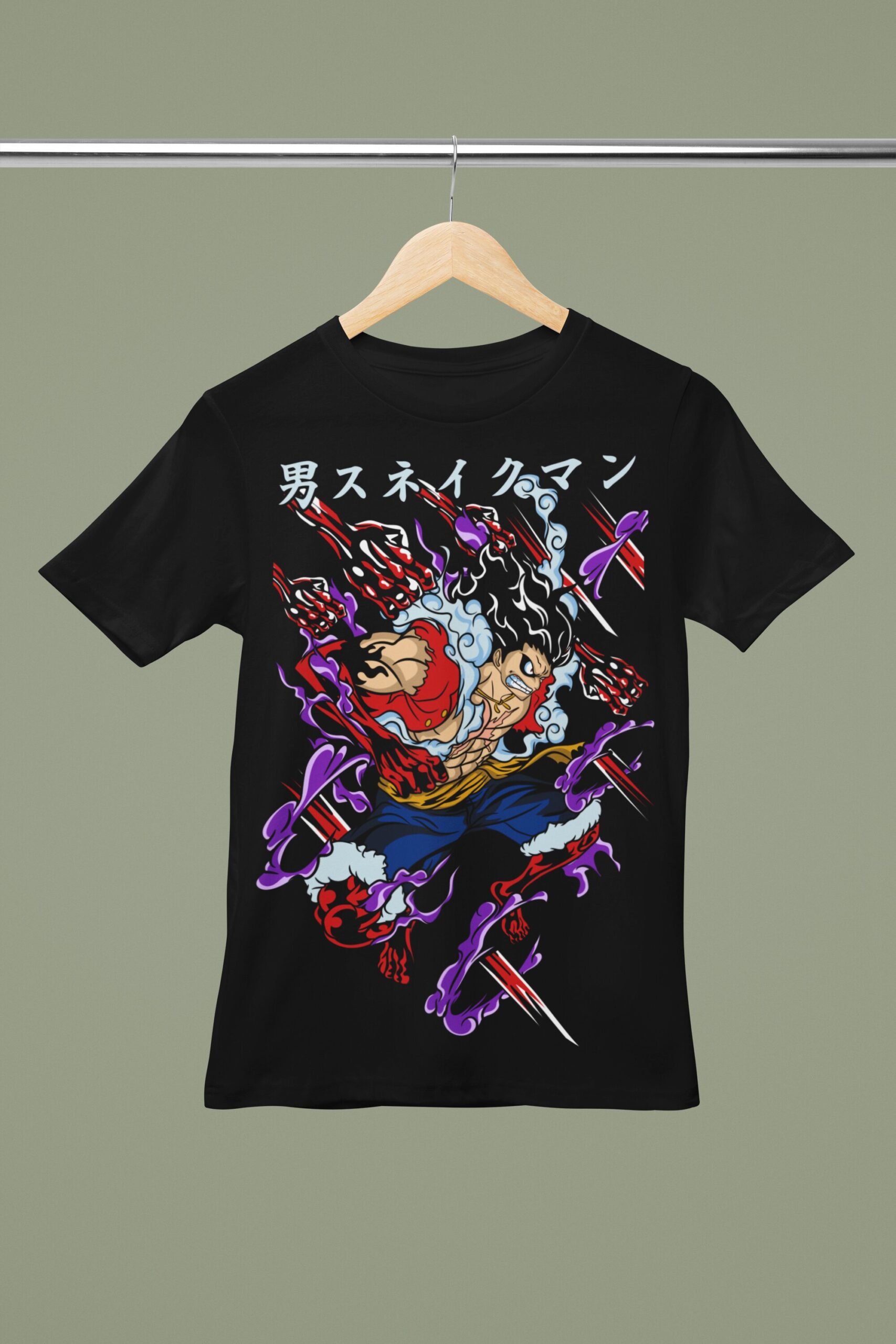 Anime One Piece Luffy Gear 4 T-Shirt