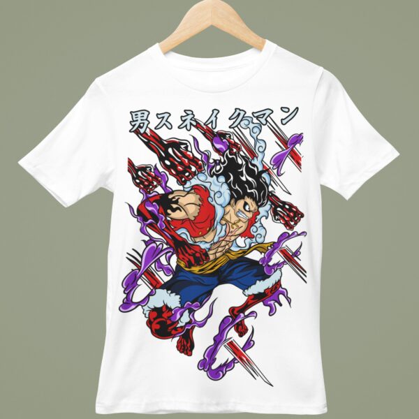 Anime One Piece Luffy Gear 4 T-Shirt
