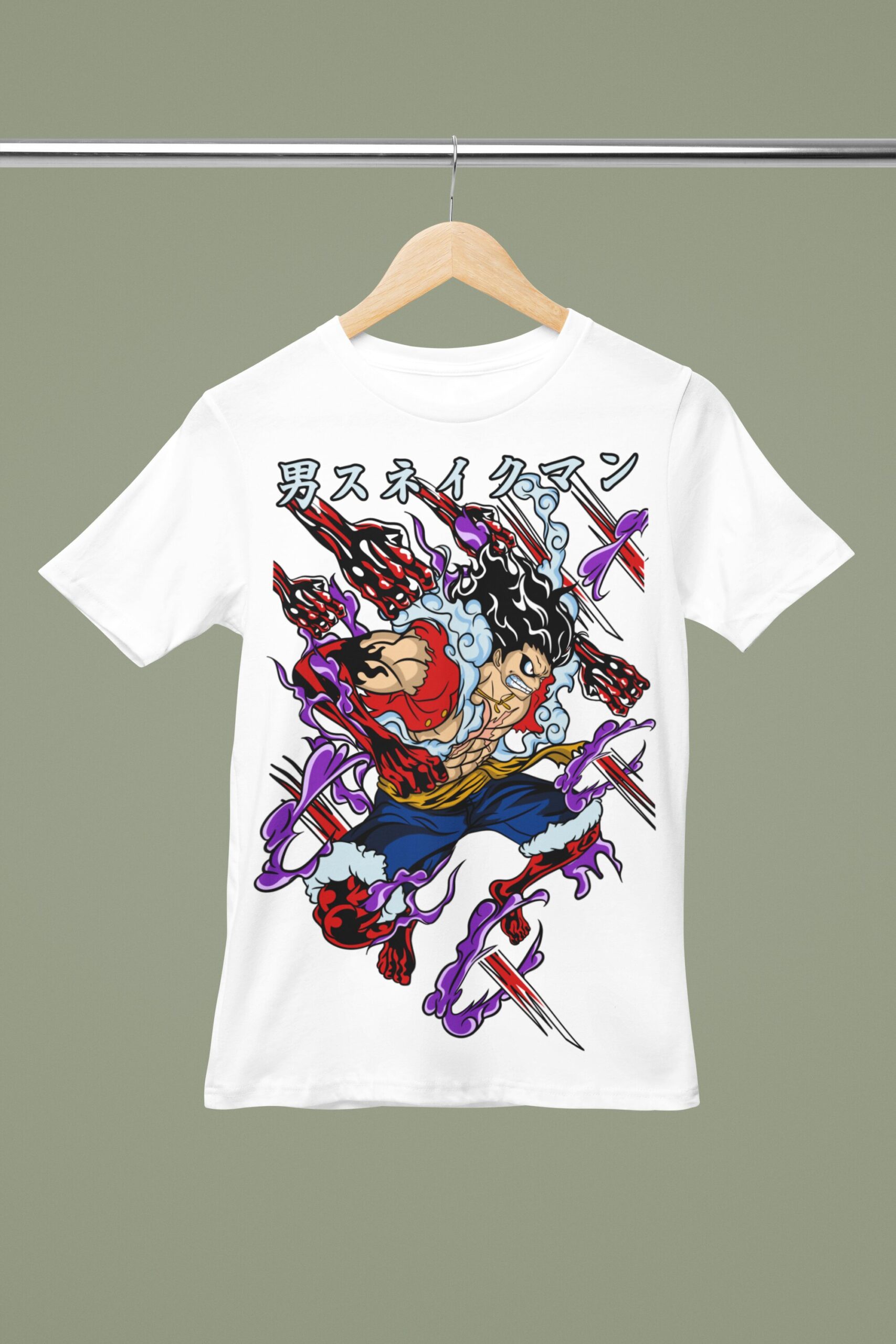 Anime One Piece Luffy Gear 4 T-Shirt