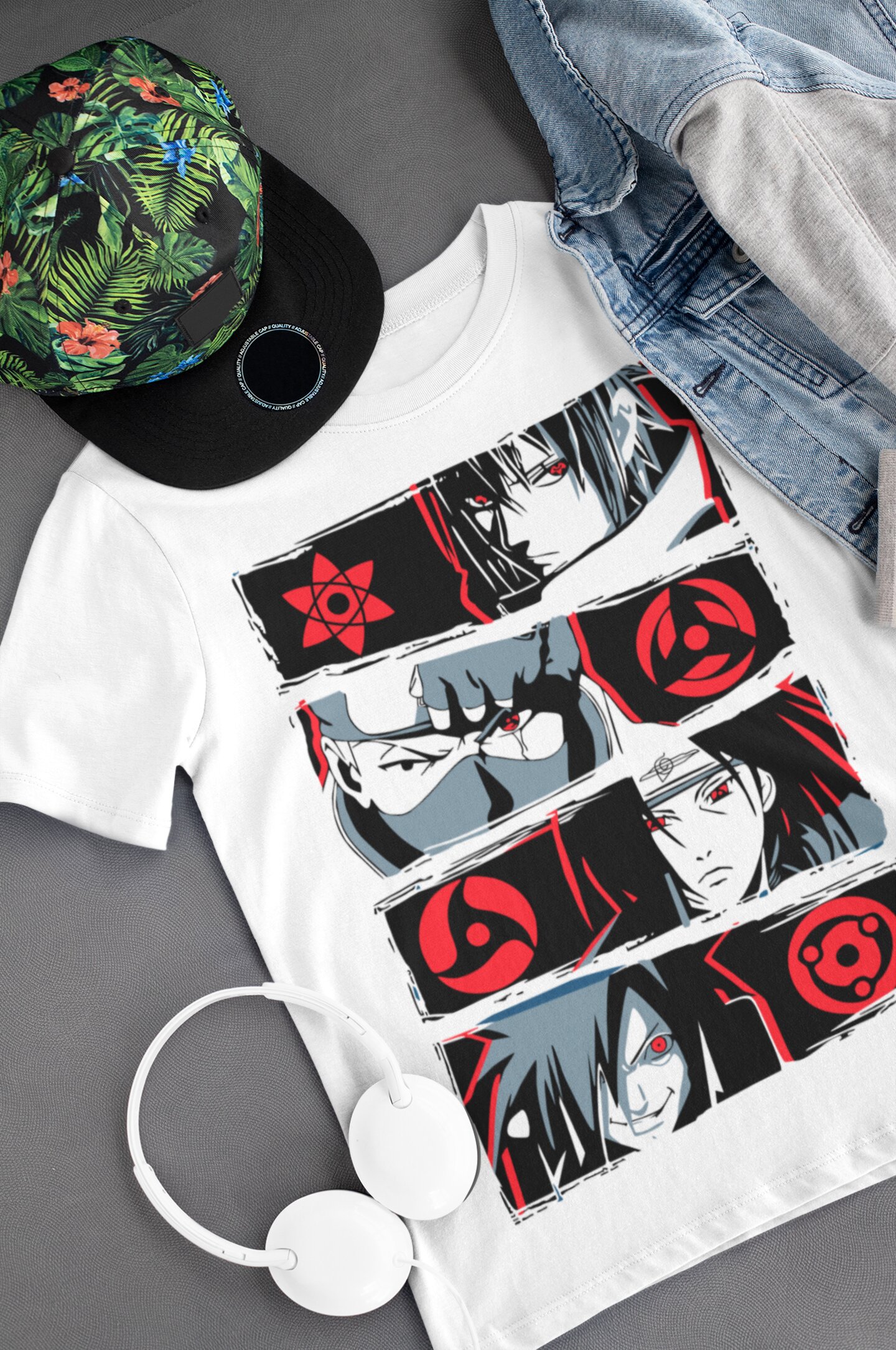 Anime Naruto Characters T-Shirt