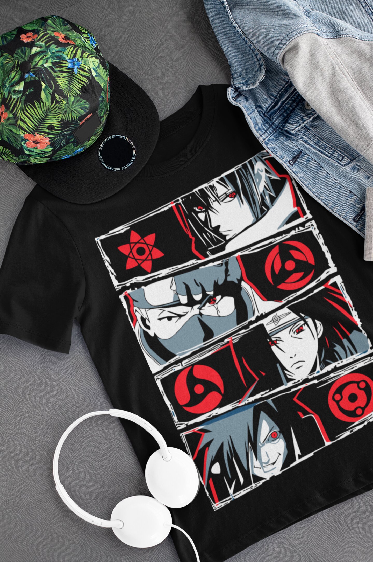 Anime Naruto Characters T-Shirt