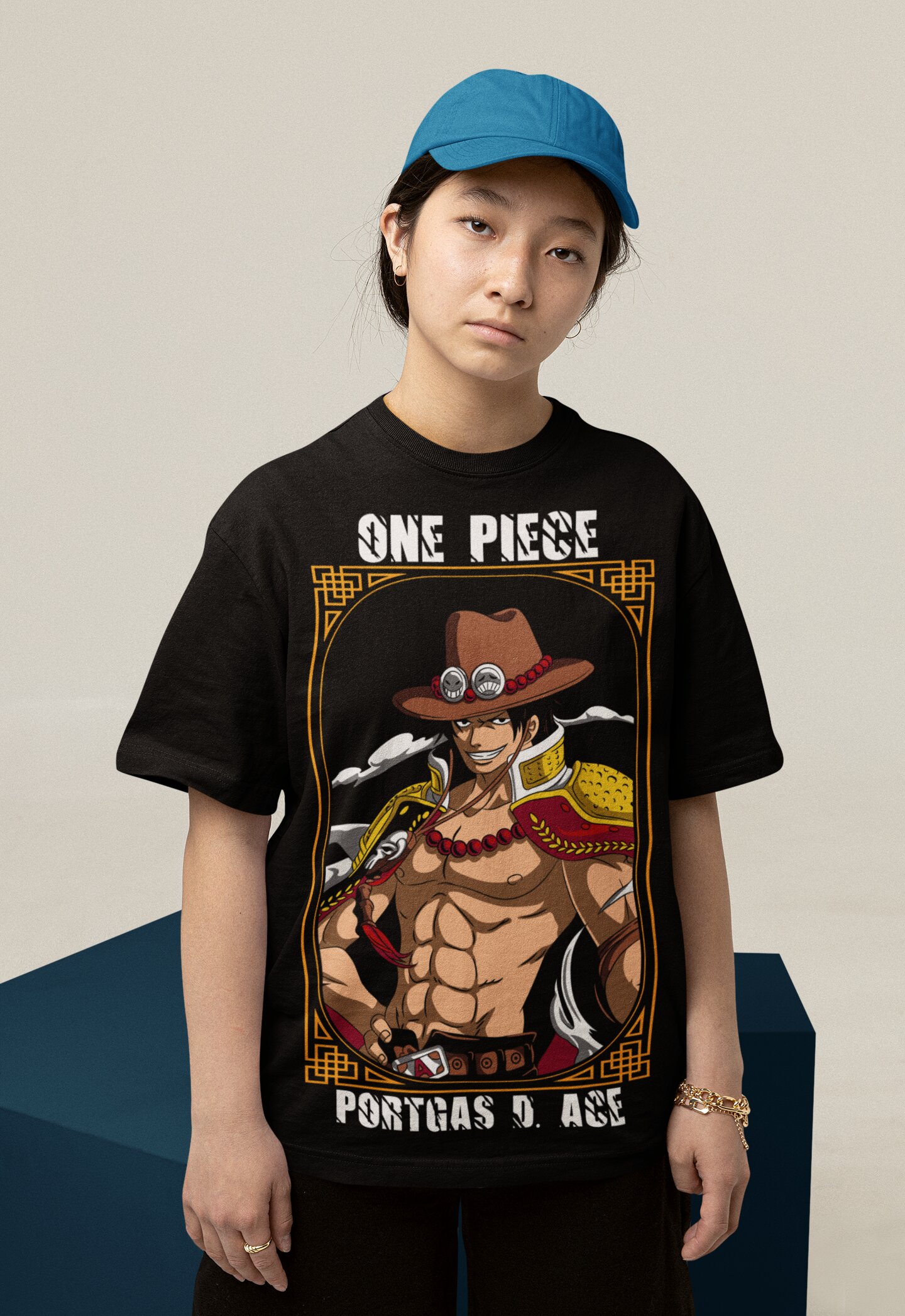 Anime One Piece Portgas D. Ace T-Shirt