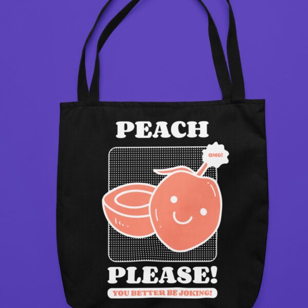 Peach Please Tote Bag