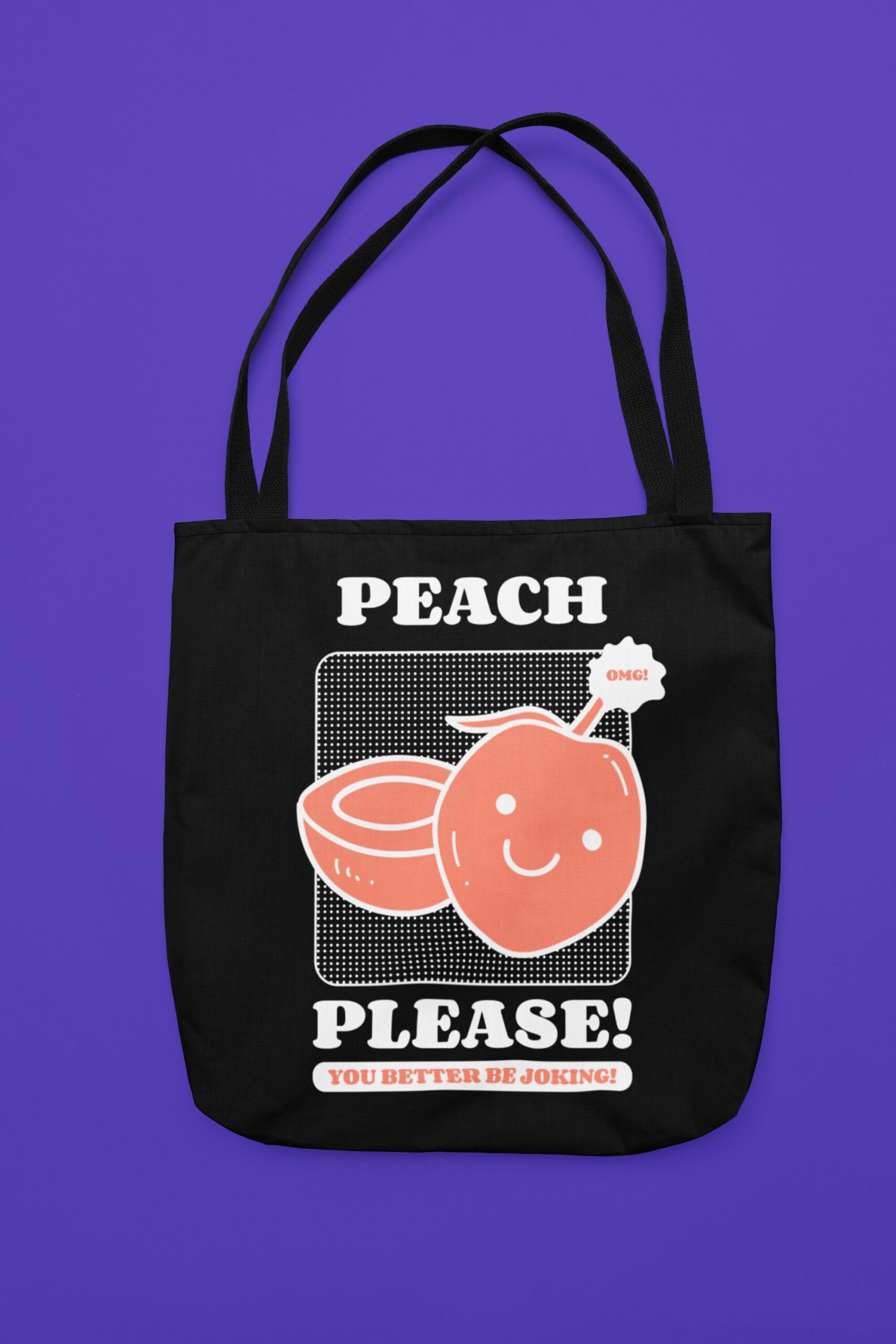 Peach Please Tote Bag