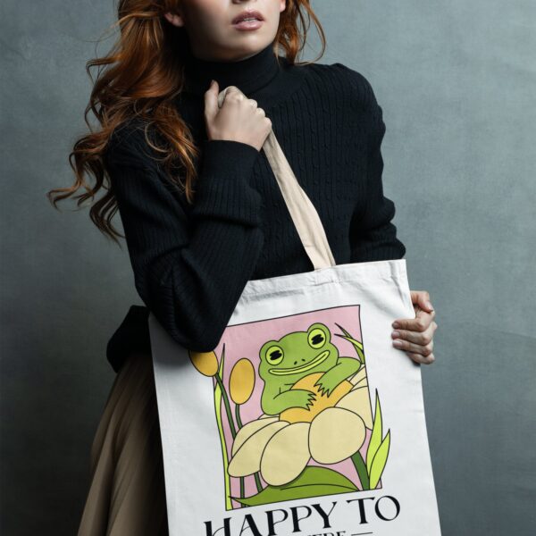 Happy To Be Here Tote Bag
