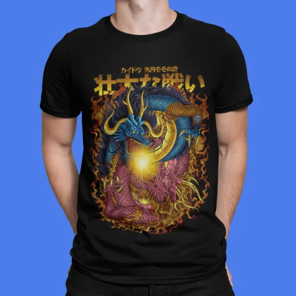 Anime One Piece Dragons Face T-Shirt