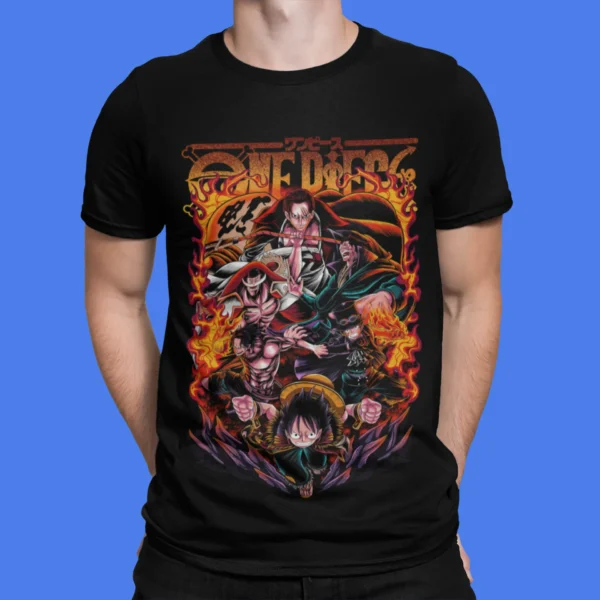 Anime One Piece Monkey Luffy Front T-Shirt