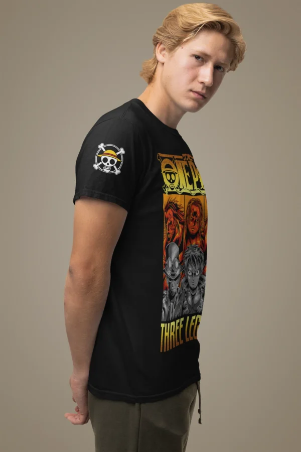 Anime One Piece Three Legends Front T-Shirt2
