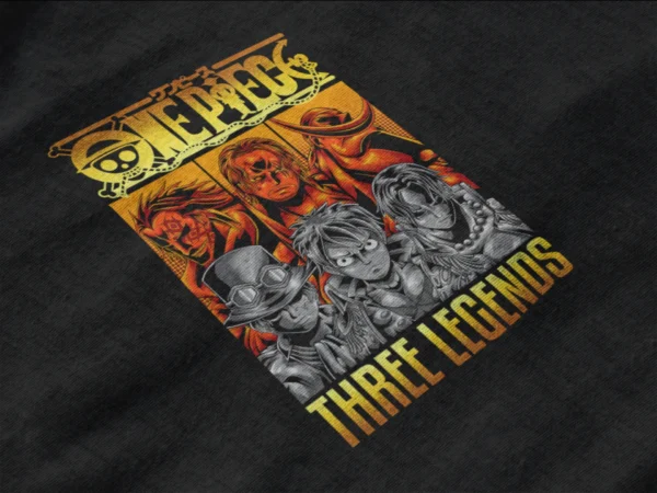 Anime One Piece Three Legends T-Shirt3