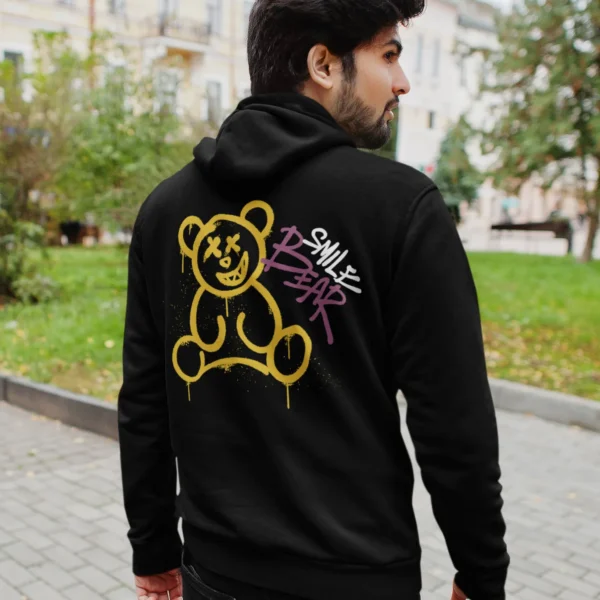 Streetwear Bear Smile Bear Hoodie