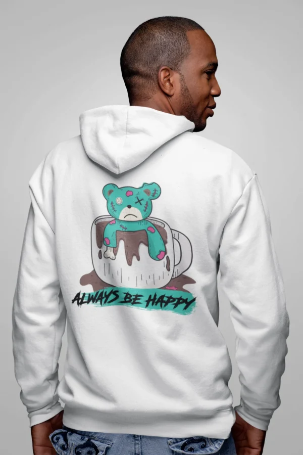 Streetwear Always Be Happy Bear Hoodie