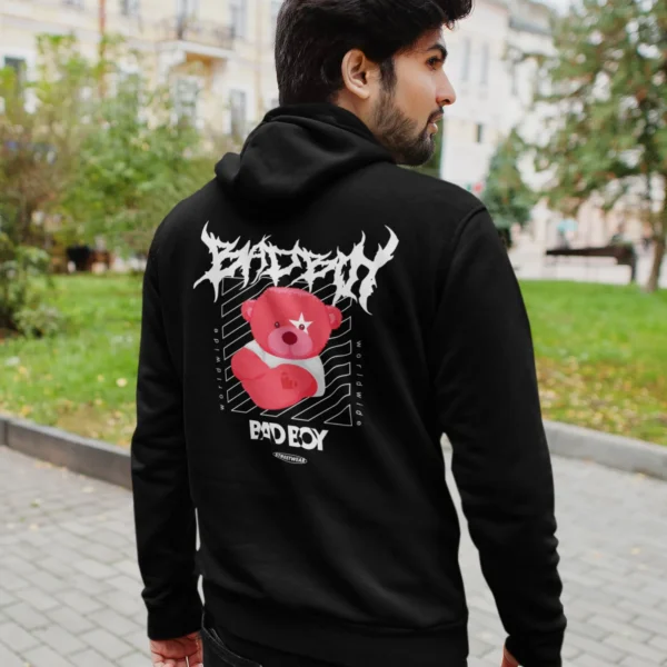 Streetwear Bear Bad Boy Hoodie