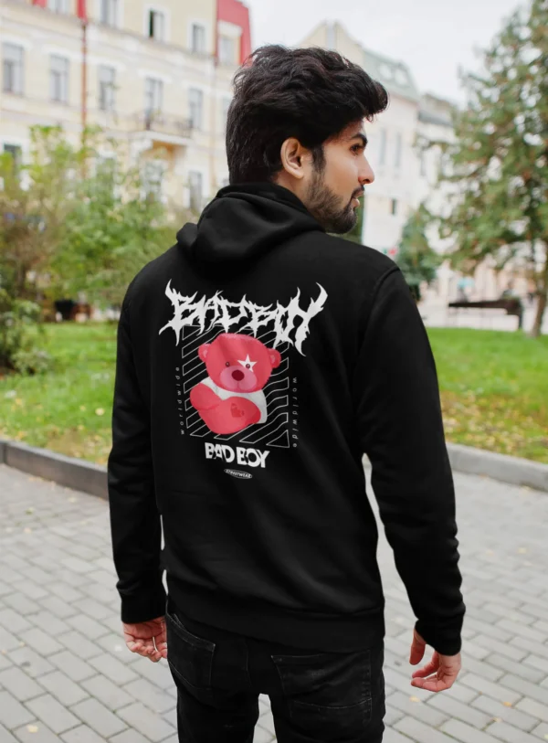 Streetwear Bear Bad Boy Hoodie