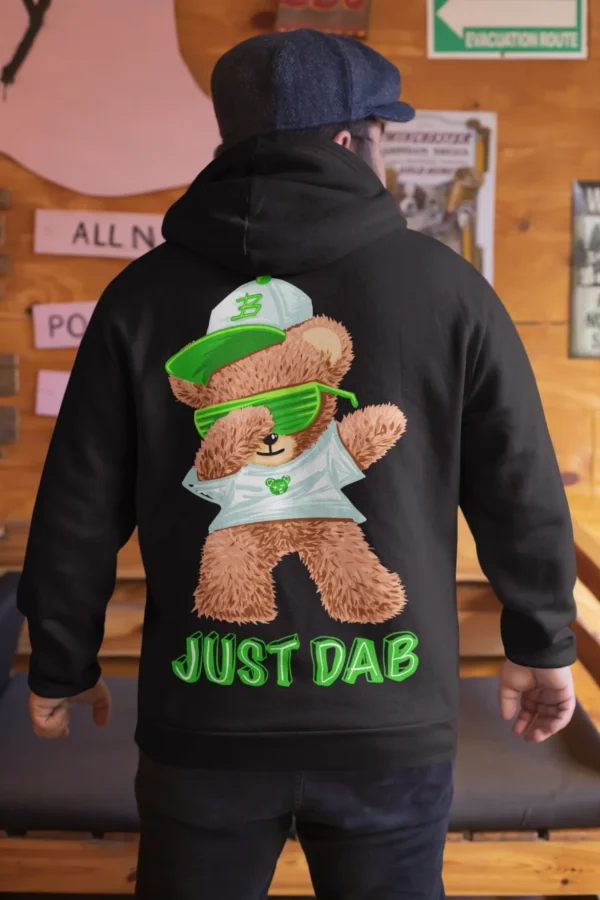 Streetwear Bear Just Dab Hoodie