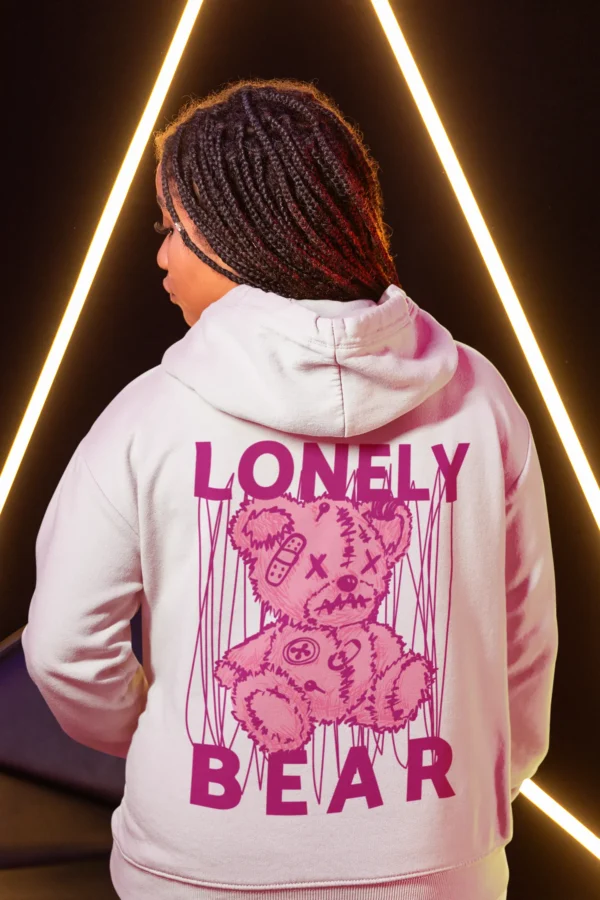 Streetwear Bear Lonely Bear Hoodie