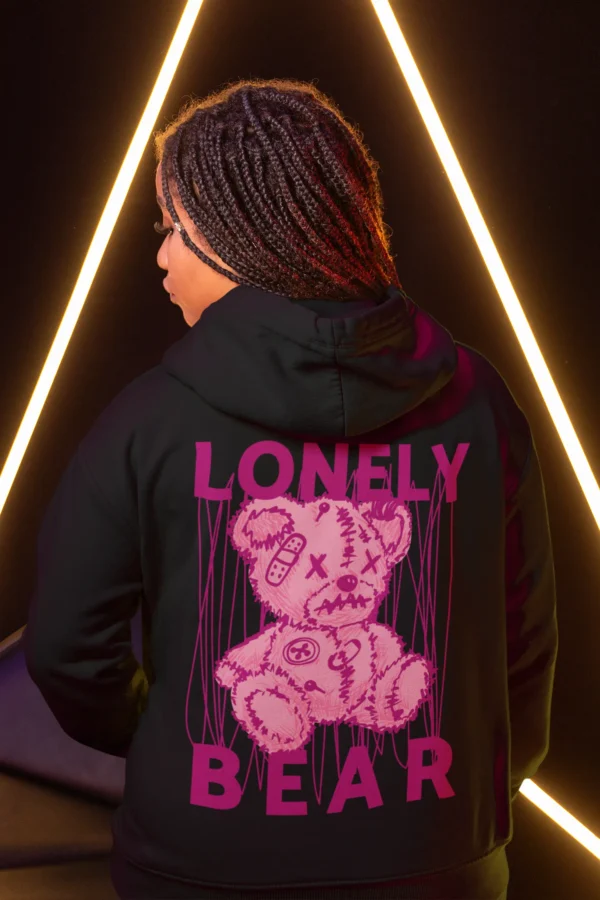 Streetwear Bear Lonely Bear Hoodie