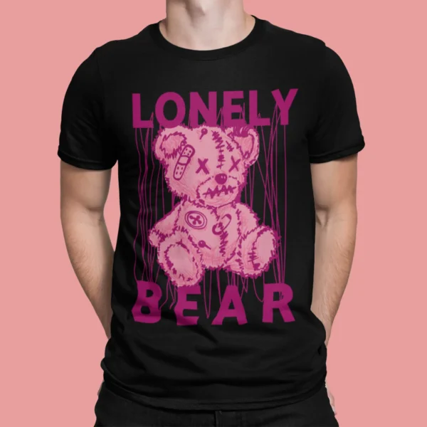 Streetwear Bear Lonely Bear T-Shirt