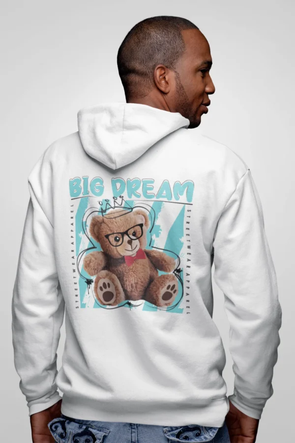 Streetwear Big Dream Bear Hoodie