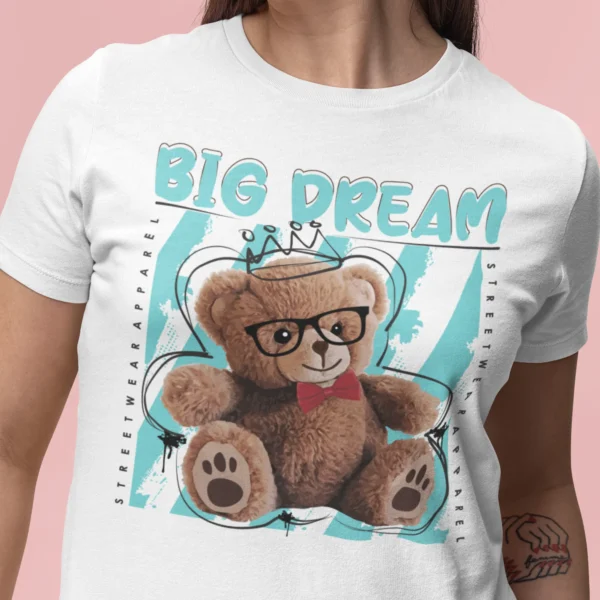 Streetwear Big Dream Bear T-Shirt