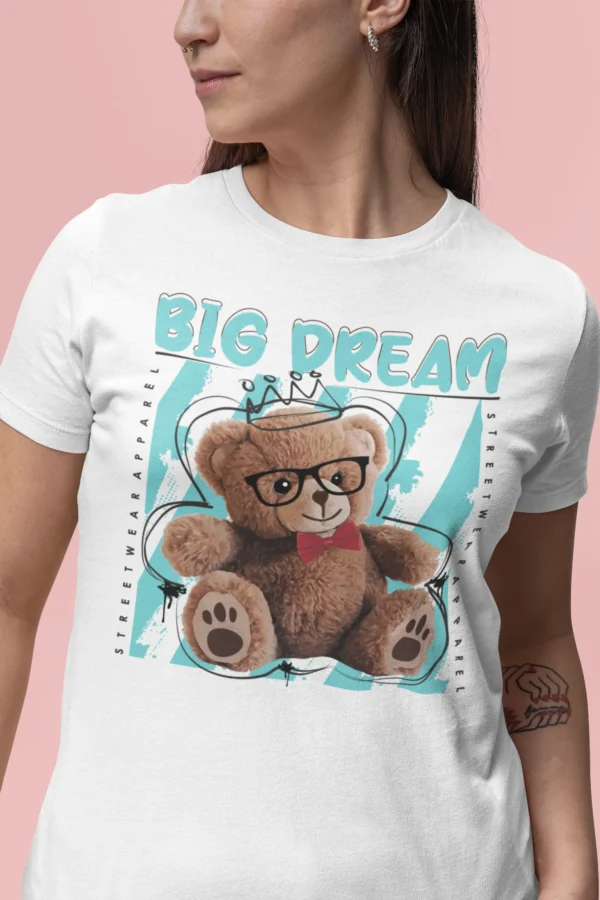 Streetwear Big Dream Bear T-Shirt