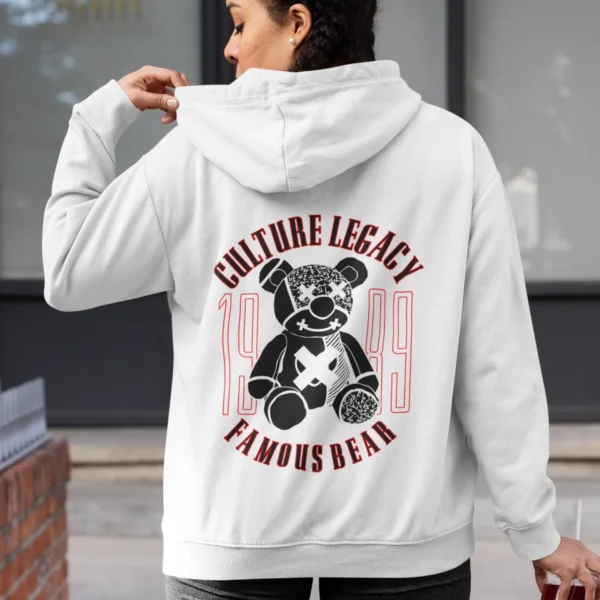 Streetwear Culture Legacy Bear Hoodie