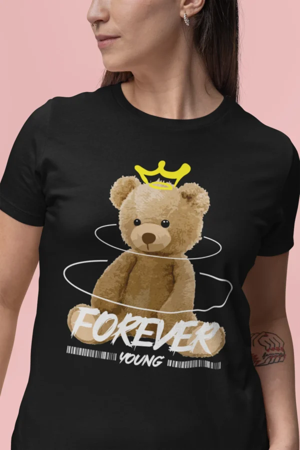 Streetwear Forever Young Bear T-Shirt