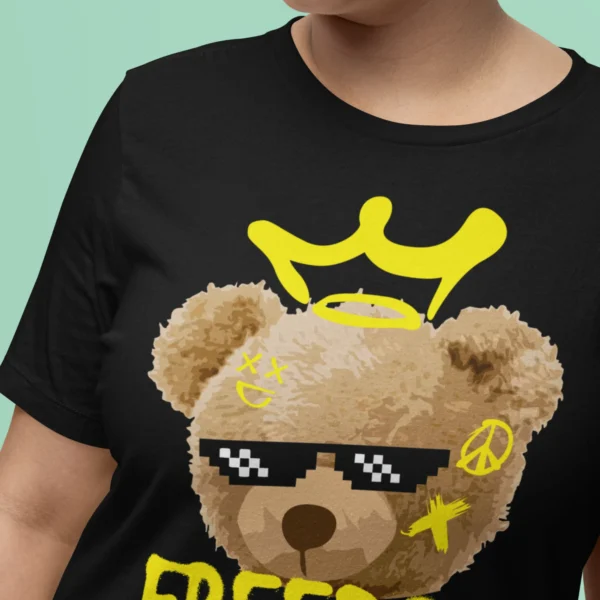 Streetwear Freedom Bear T-Shirt
