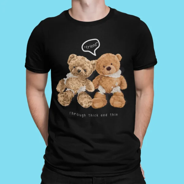 Streetwear Friend Bear T-Shirt