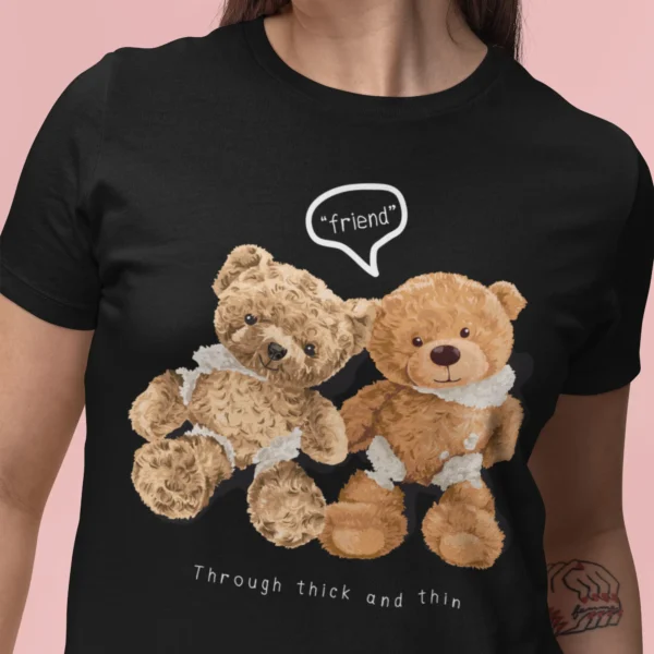 Streetwear Friend Bear T-Shirt