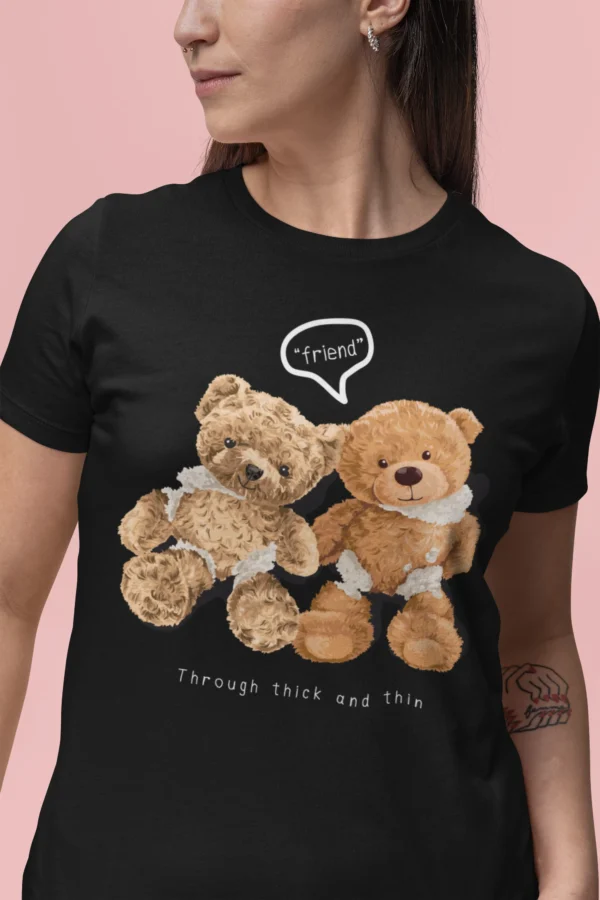 Streetwear Friend Bear T-Shirt