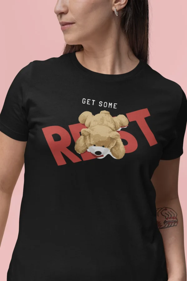 Streetwear Get Some Rest Bear T-Shirt
