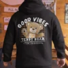 Streetwear Good Vibes Bear Hoodie