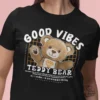Streetwear Good Vibes Bear T-Shirt