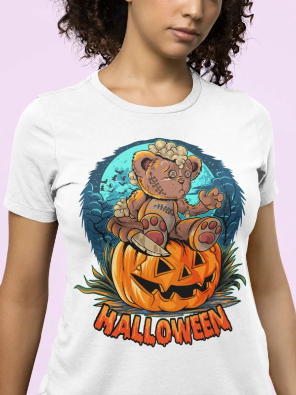 Streetwear Halloween Bear T-Shirt