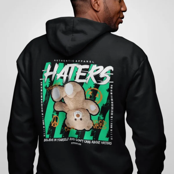 Streetwear Haters Bear Hoodie