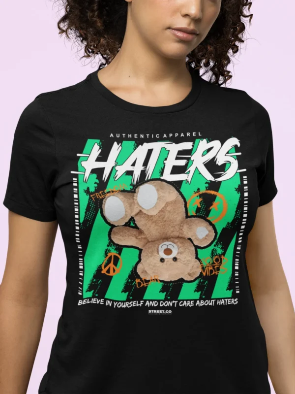 Streetwear Haters Bear T-Shirt