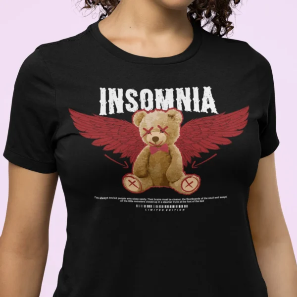 Streetwear Insomnia Bear T-Shirt