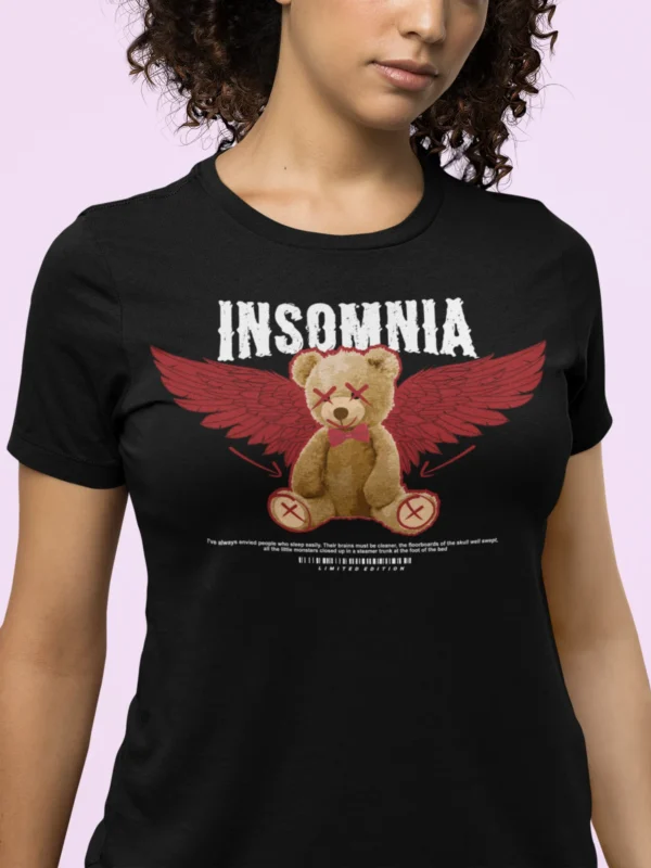 Streetwear Insomnia Bear T-Shirt