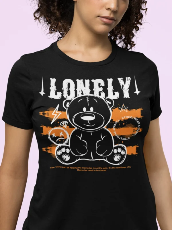 Streetwear Lonely Bear T-Shirt