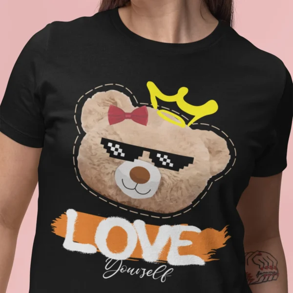 Streetwear Love Yourself Bear T-Shirt