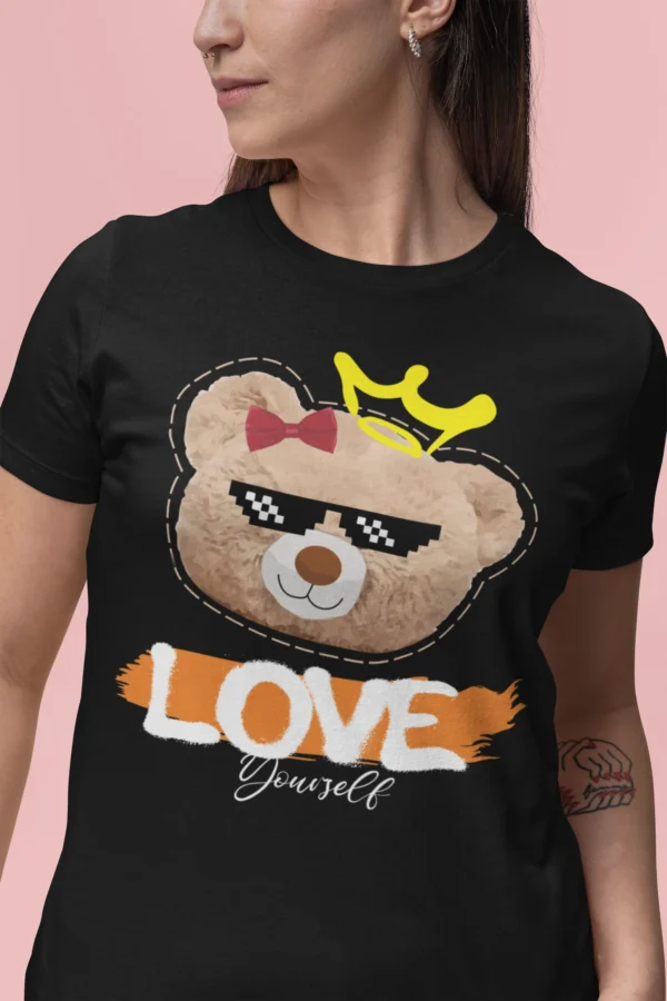 Streetwear Love Yourself Bear T-Shirt
