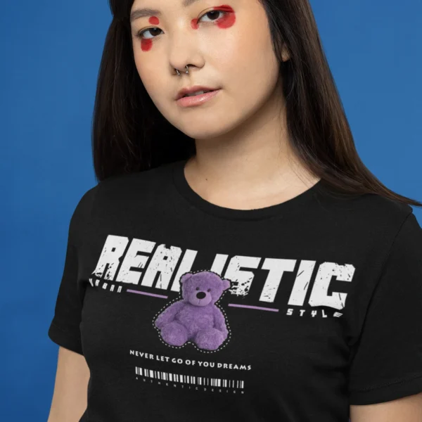 Streetwear Realistic Bear T-Shirt