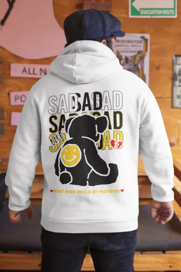Streetwear Sad Life Bear Hoodie