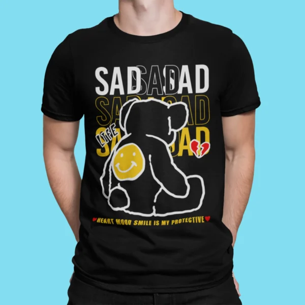 Streetwear Sad Life Bear T-Shirt