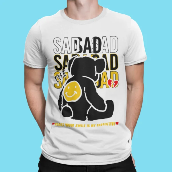 Streetwear Sad Life Bear T-Shirt