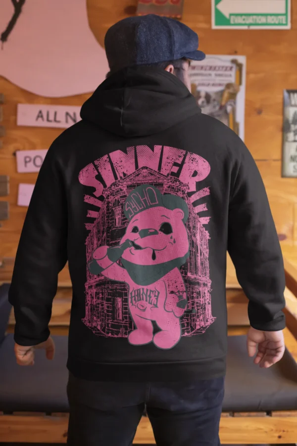 Streetwear Headphone Bear Hoodie