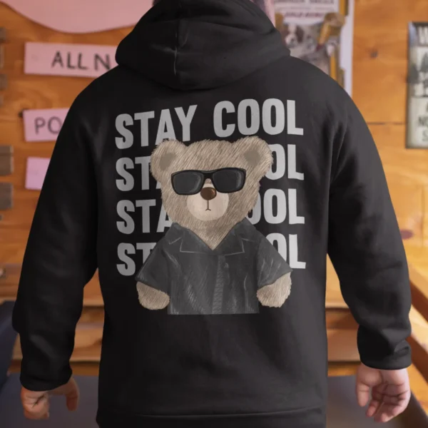 Streetwear Stay Cool 3 Bear Hoodie
