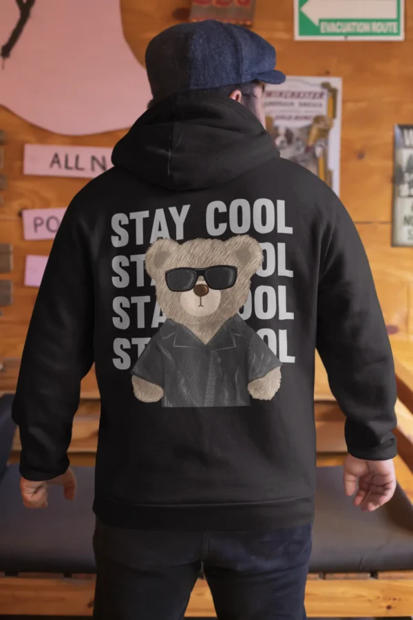Streetwear Stay Cool 3 Bear Hoodie
