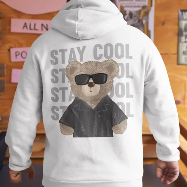 Streetwear Stay Cool 3 Bear Hoodie