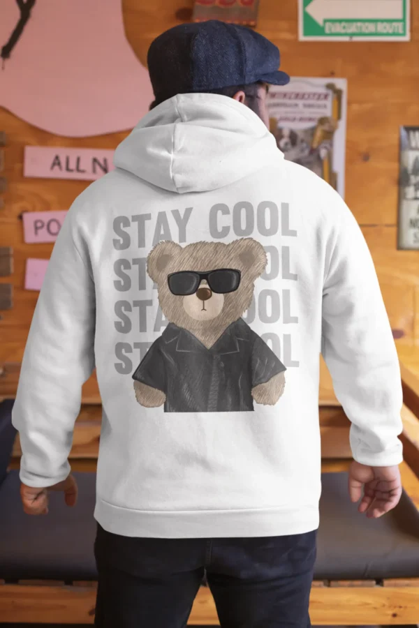 Streetwear Stay Cool 3 Bear Hoodie